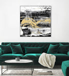 Gold Wave I by Ethan Harper on GIANT ART - gold abstract abstract