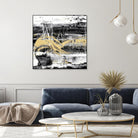 Gold Wave I by Ethan Harper on GIANT ART - gold abstract abstract