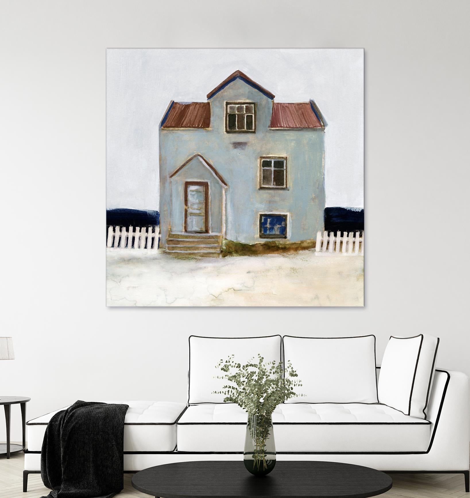 Beach Hut III by Stellar Design Studio on GIANT ART - beige coastal & tropical accommodations