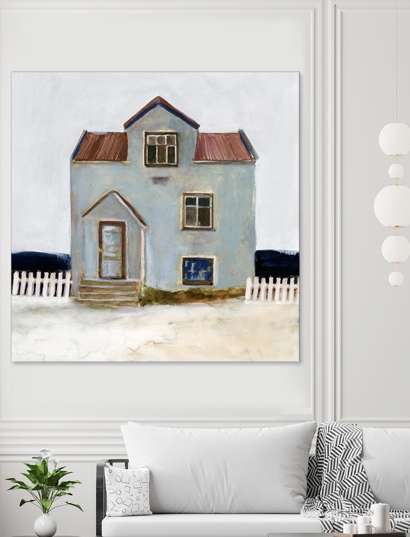 Beach Hut III by Stellar Design Studio on GIANT ART - beige coastal & tropical accommodations