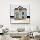 Beach Hut III by Stellar Design Studio on GIANT ART - beige coastal & tropical accommodations