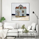 Beach Hut III by Stellar Design Studio on GIANT ART - beige coastal & tropical accommodations