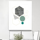 Marbled Deco II by Sabrina Balbuena on GIANT ART - grey  abstract abstract 