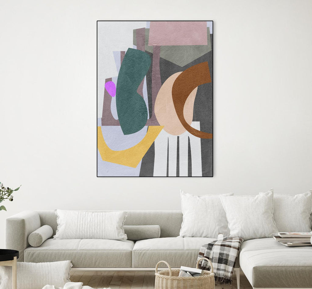 City Shades II by Melissa Wang on GIANT ART - green abstract abstract