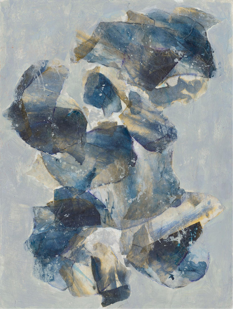 Crystal & Stone I par Joyce Combs sur GIANT ART - abstrait beige