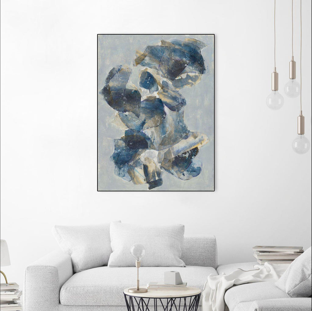 Crystal & Stone I by Joyce Combs on GIANT ART - beige abstract abstract