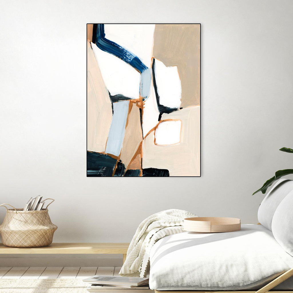 Diagramme I by Victoria Barnes on GIANT ART - beige abstract abstract