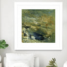 Encaustic Tile in Green VI by Sharon Gordon on GIANT ART - green abstract abstract