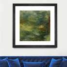 Encaustic Tile in Multi IV by Sharon Gordon on GIANT ART - orange abstract abstract