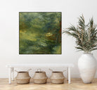 Encaustic Tile in Multi IV by Sharon Gordon on GIANT ART - orange abstract abstract