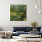 Encaustic Tile in Multi IV by Sharon Gordon on GIANT ART - orange abstract abstract