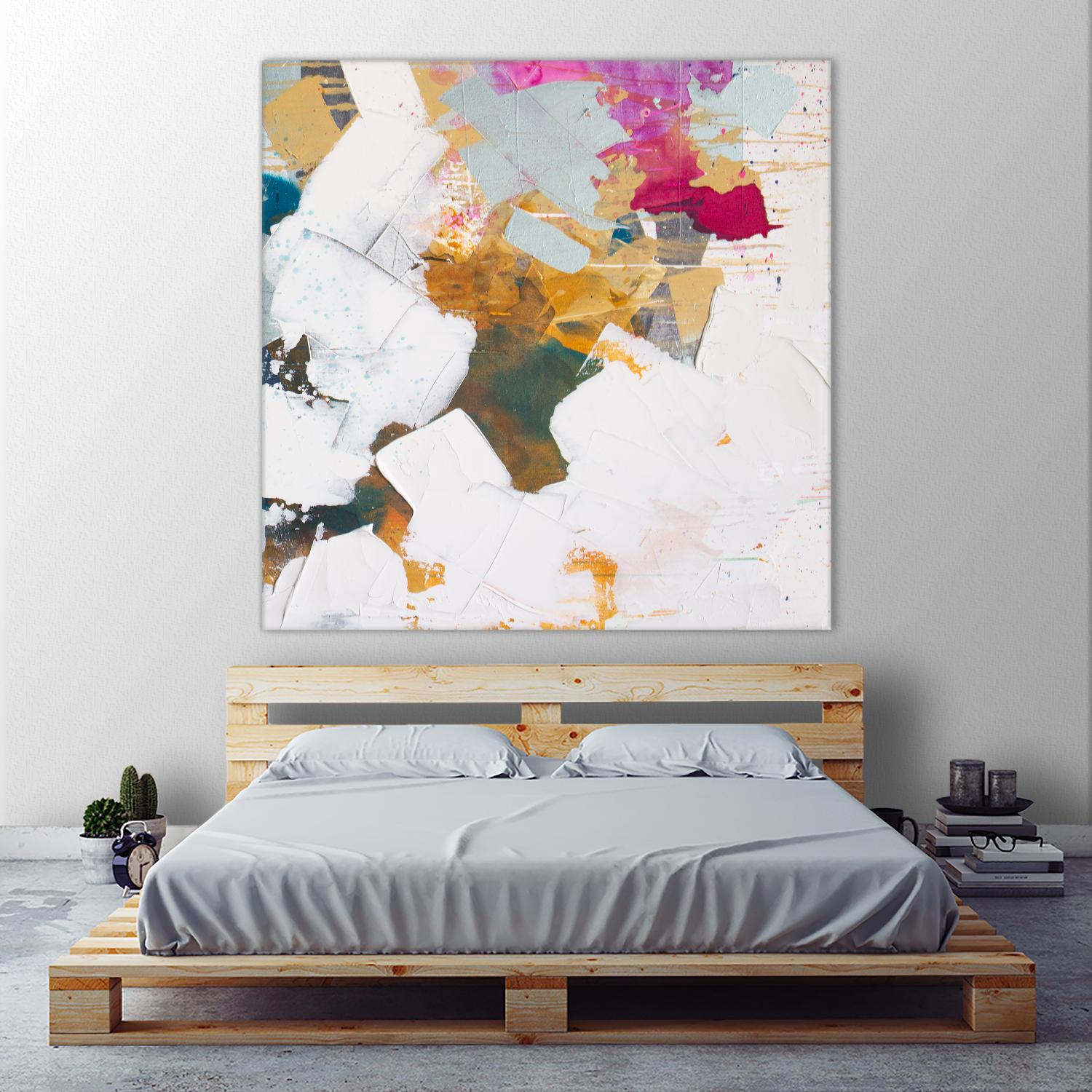 i see you diptych II by Kent Youngstrom on GIANT ART - gold abstract abstract 