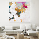 i see you diptych II by Kent Youngstrom on GIANT ART - gold abstract abstract 