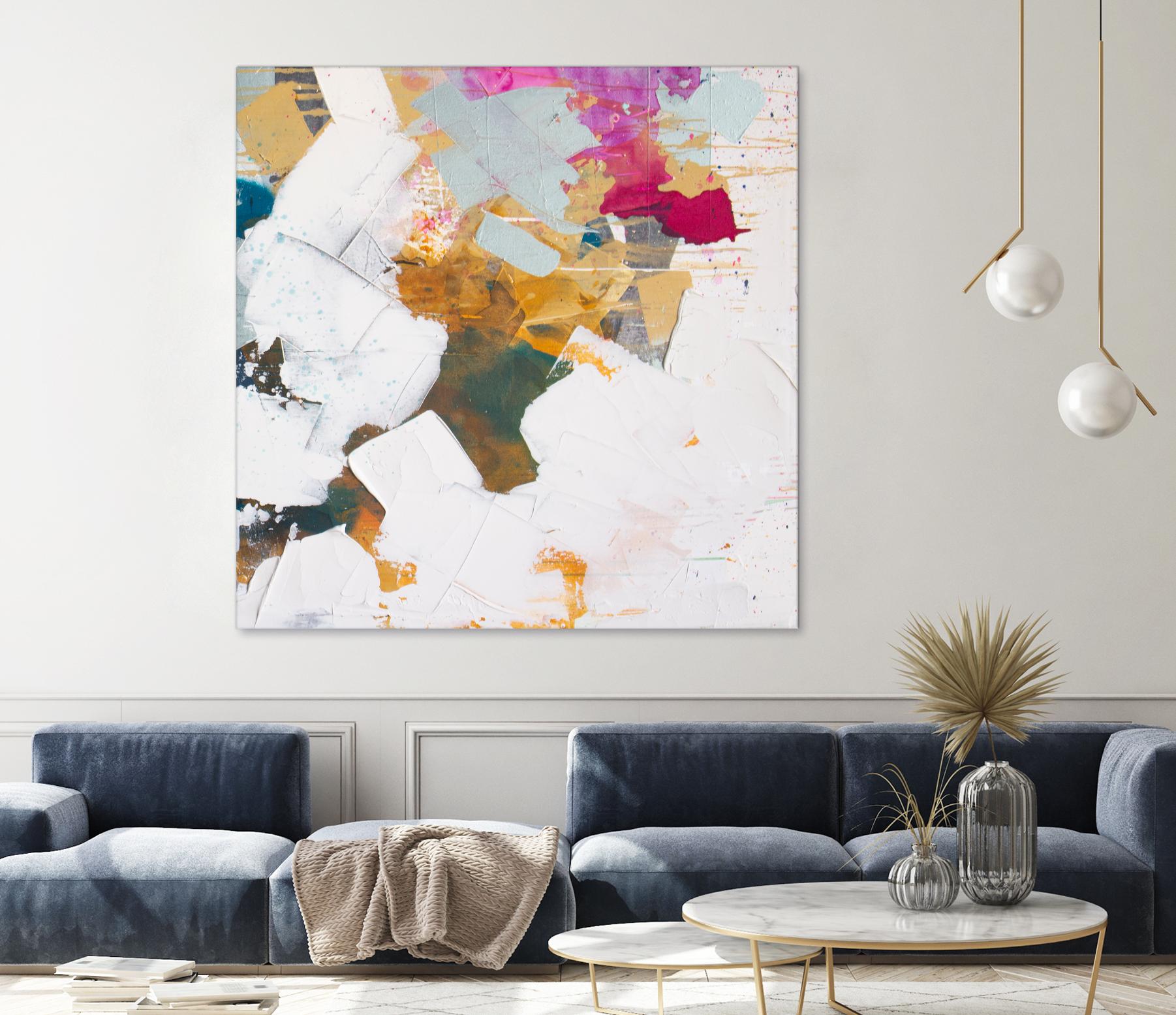 i see you diptych II by Kent Youngstrom on GIANT ART - gold abstract abstract 