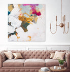 i see you diptych II by Kent Youngstrom on GIANT ART - gold abstract abstract 