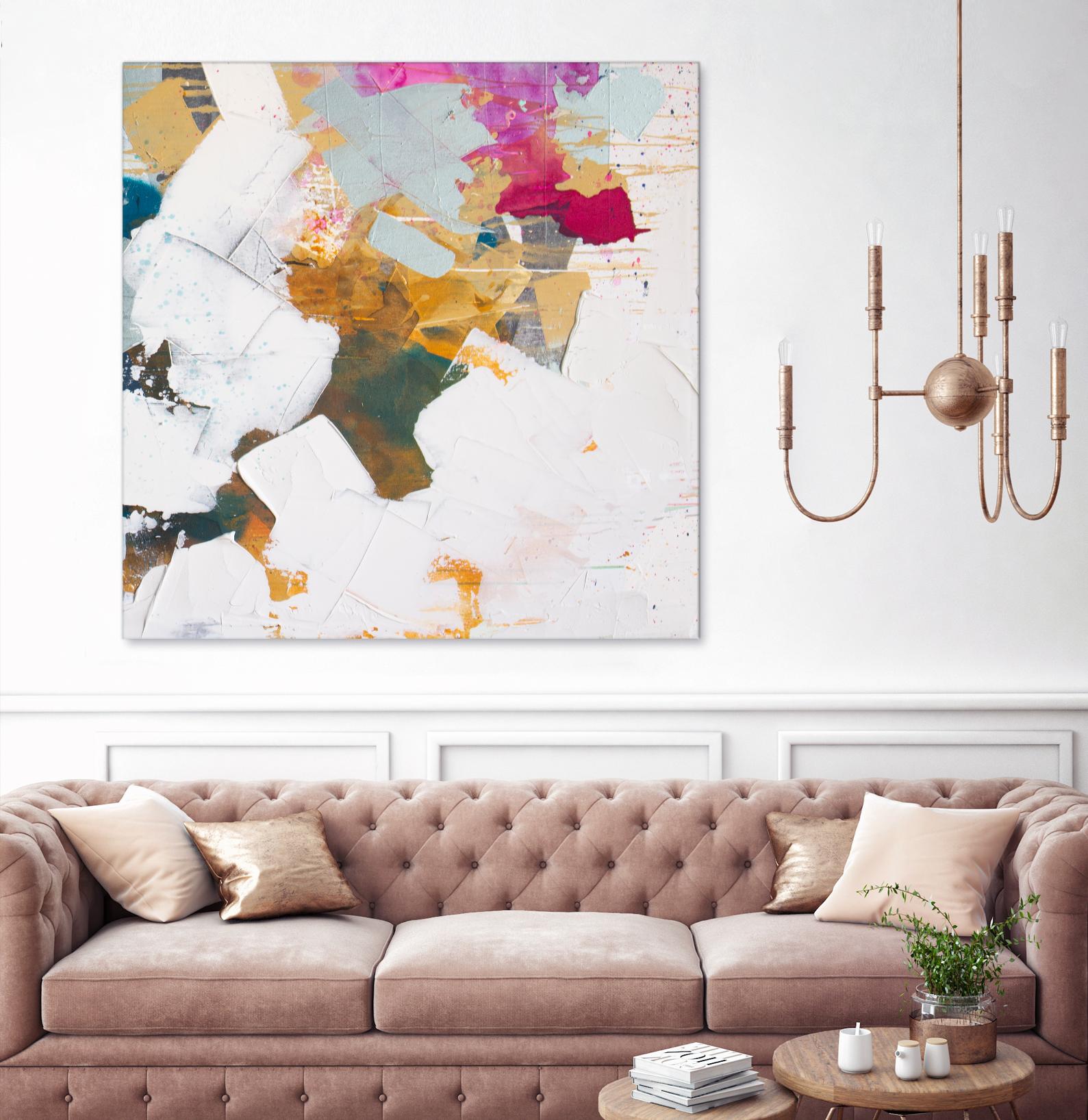 i see you diptych II by Kent Youngstrom on GIANT ART - gold abstract abstract 