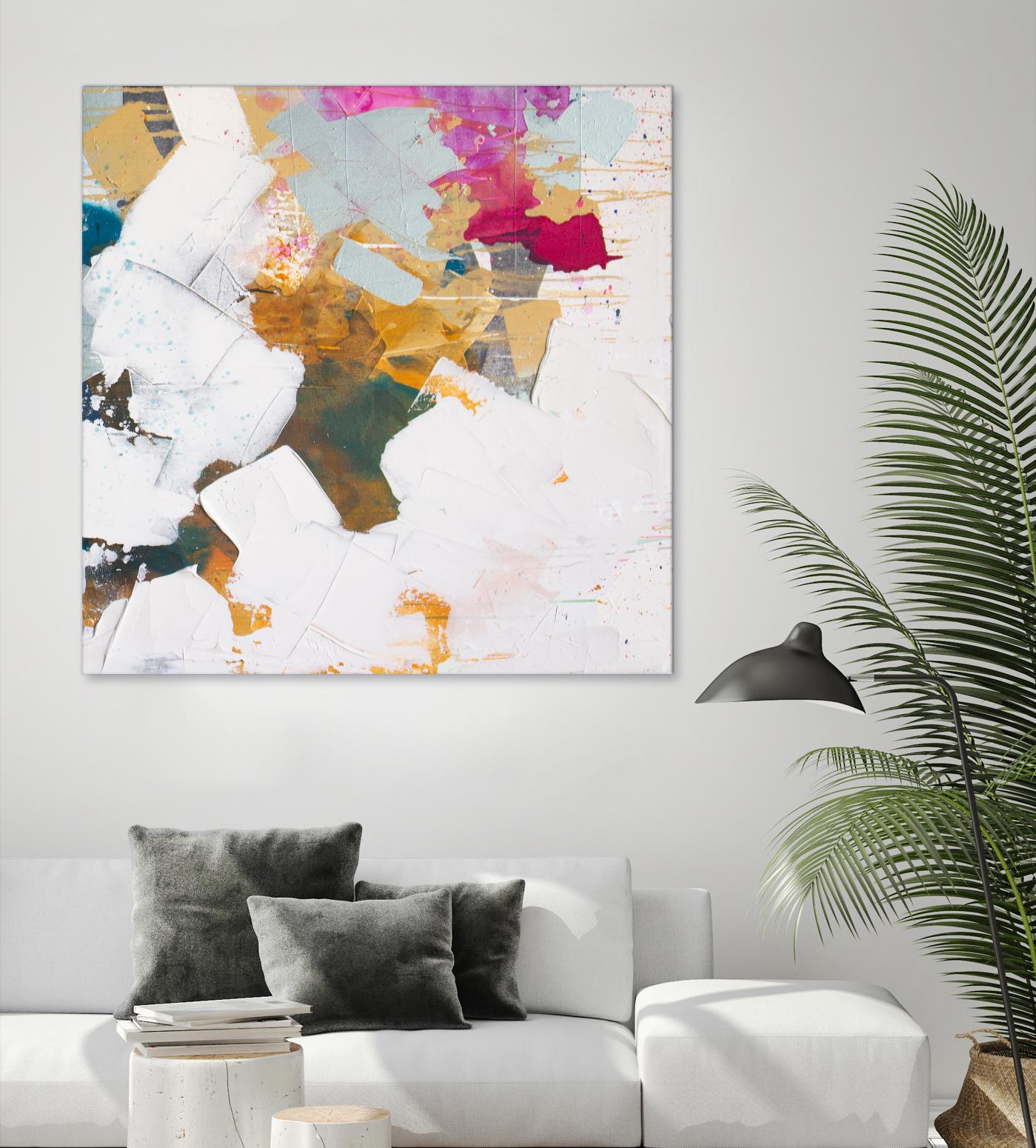 i see you diptych II by Kent Youngstrom on GIANT ART - gold abstract abstract 