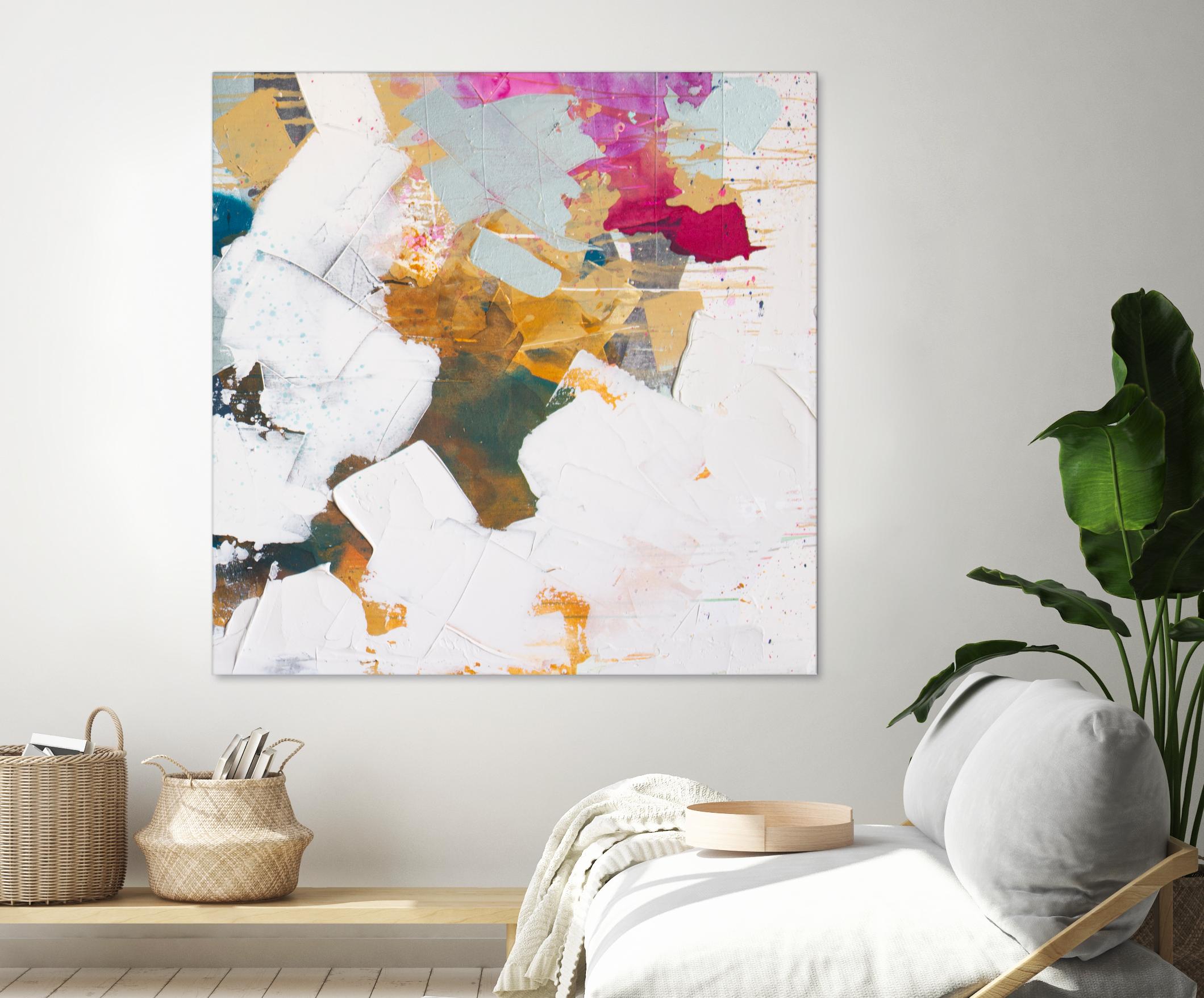 i see you diptych II by Kent Youngstrom on GIANT ART - gold abstract abstract 