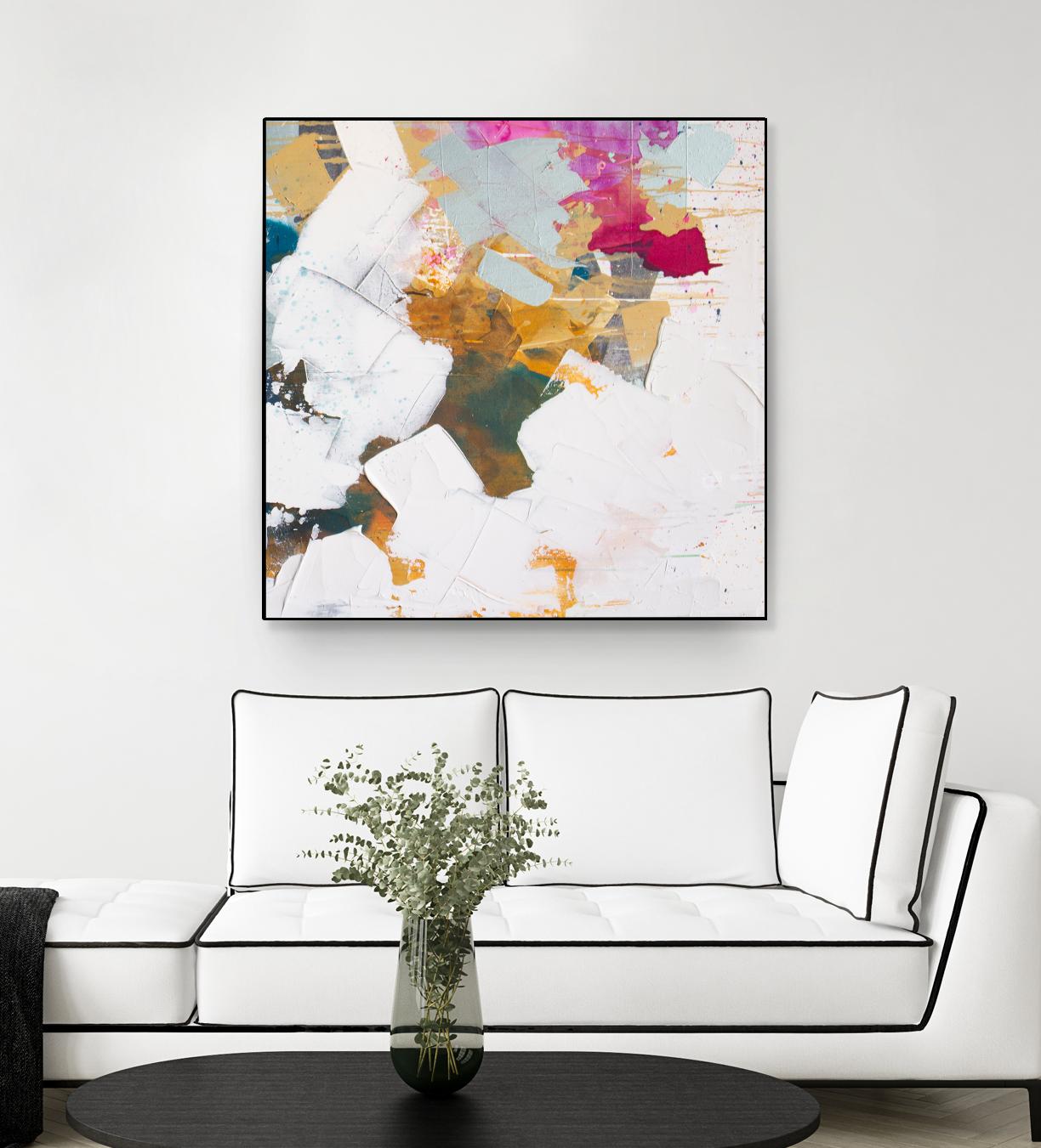 i see you diptych II by Kent Youngstrom on GIANT ART - gold abstract abstract 