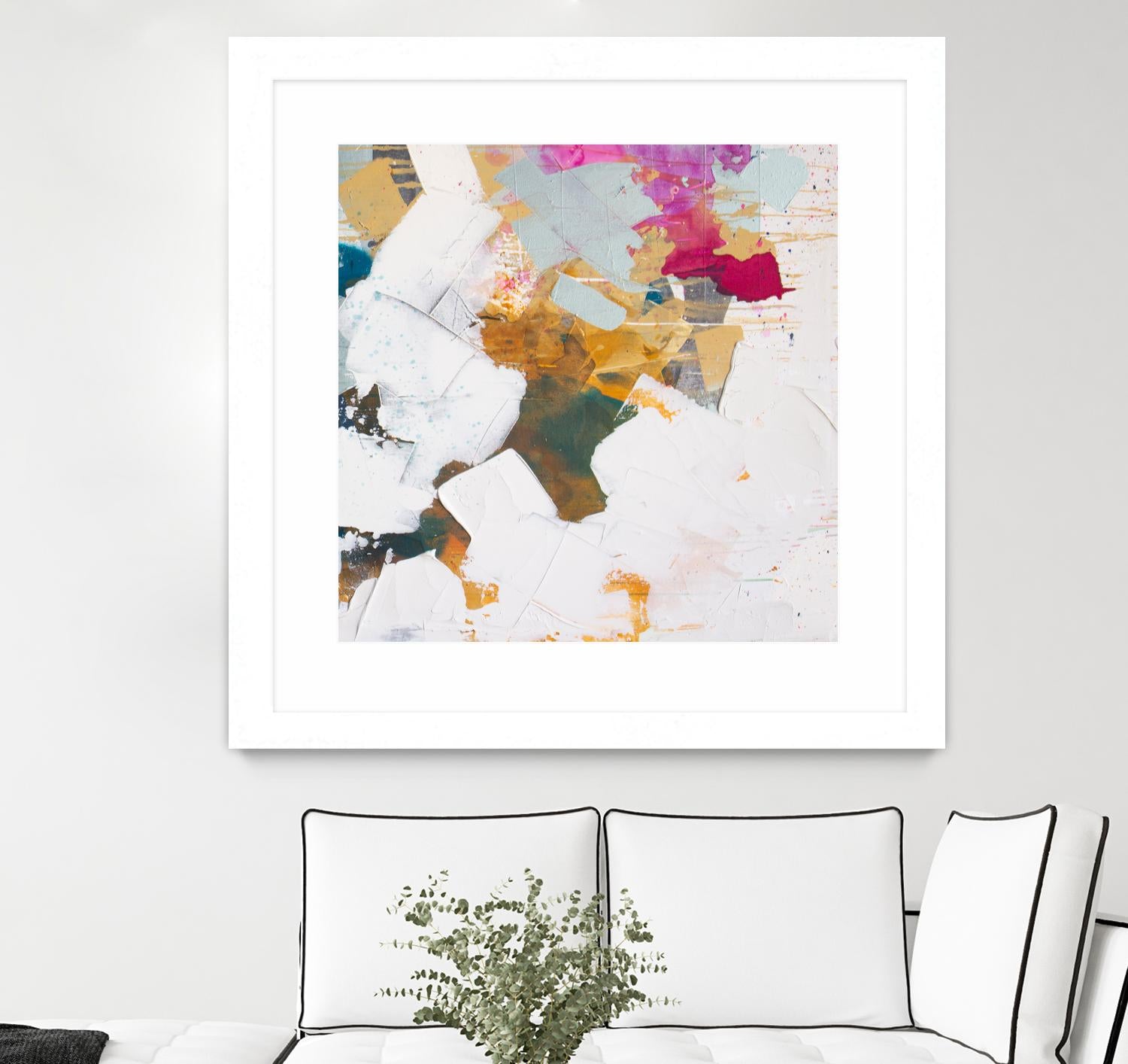 i see you diptych II by Kent Youngstrom on GIANT ART - gold abstract abstract 