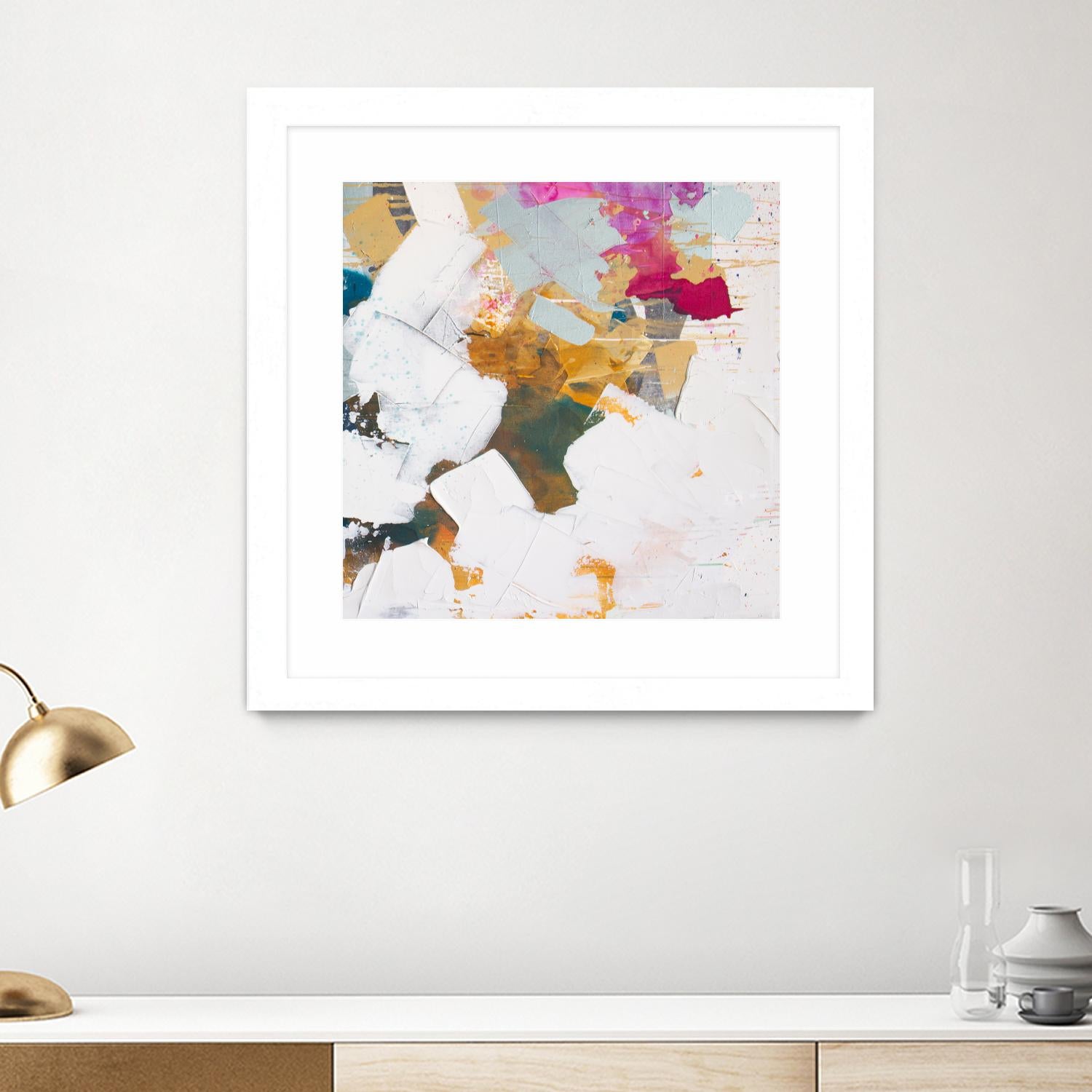 i see you diptych II by Kent Youngstrom on GIANT ART - gold abstract abstract 