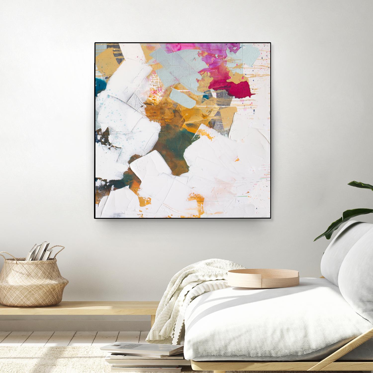 i see you diptych II by Kent Youngstrom on GIANT ART - gold abstract abstract 