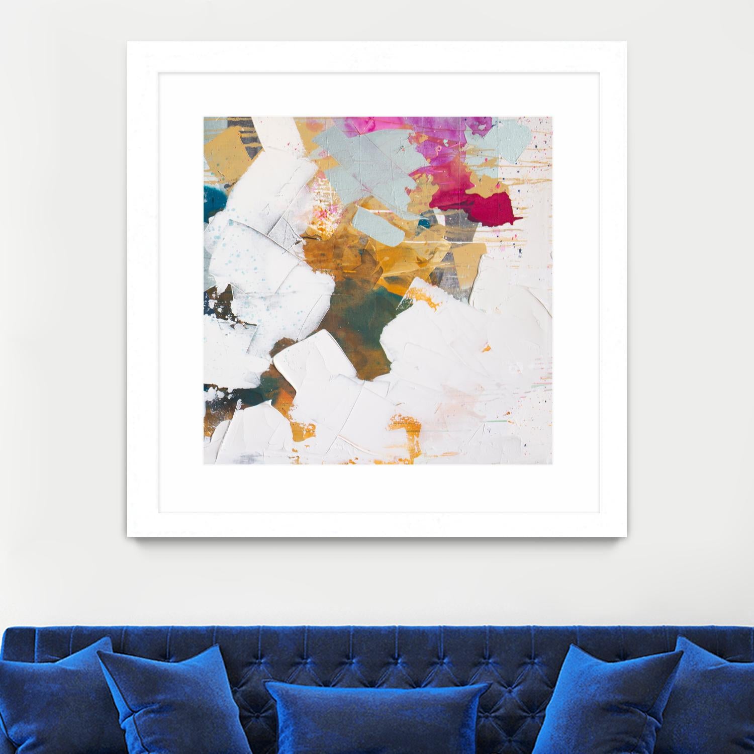 i see you diptych II by Kent Youngstrom on GIANT ART - gold abstract abstract 