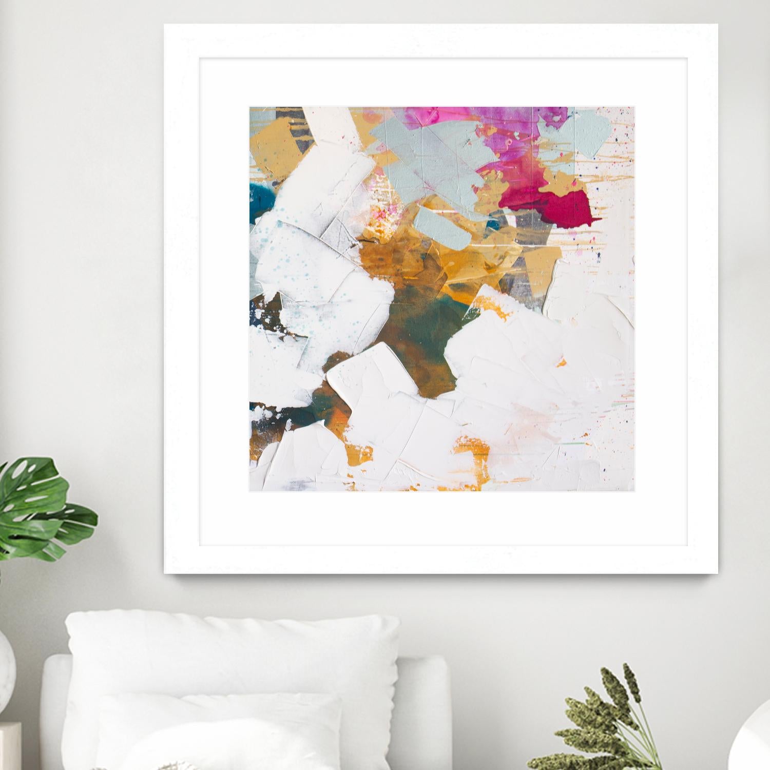 i see you diptych II by Kent Youngstrom on GIANT ART - gold abstract abstract 