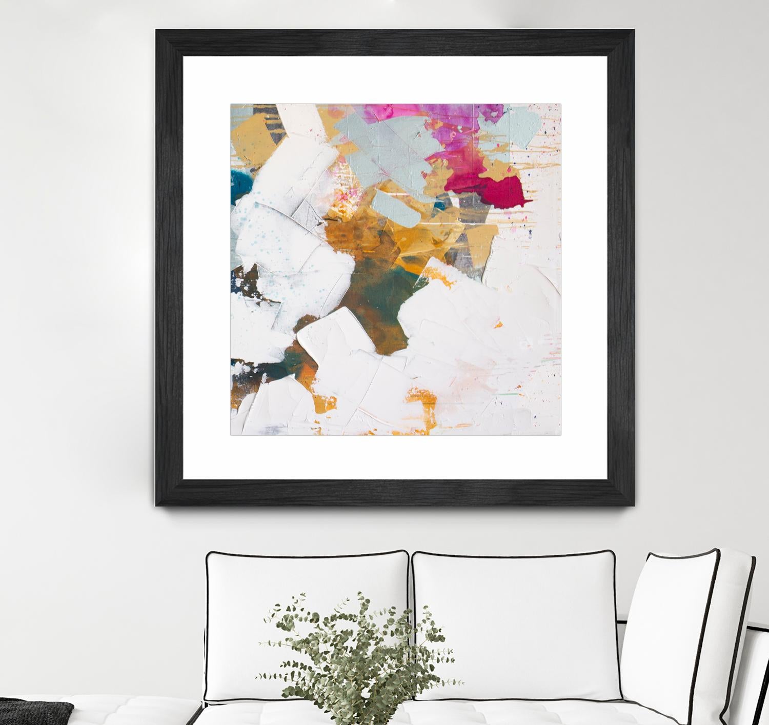 i see you diptych II by Kent Youngstrom on GIANT ART - gold abstract abstract 