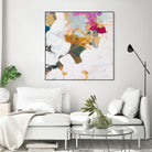 i see you diptych II by Kent Youngstrom on GIANT ART - gold abstract abstract 