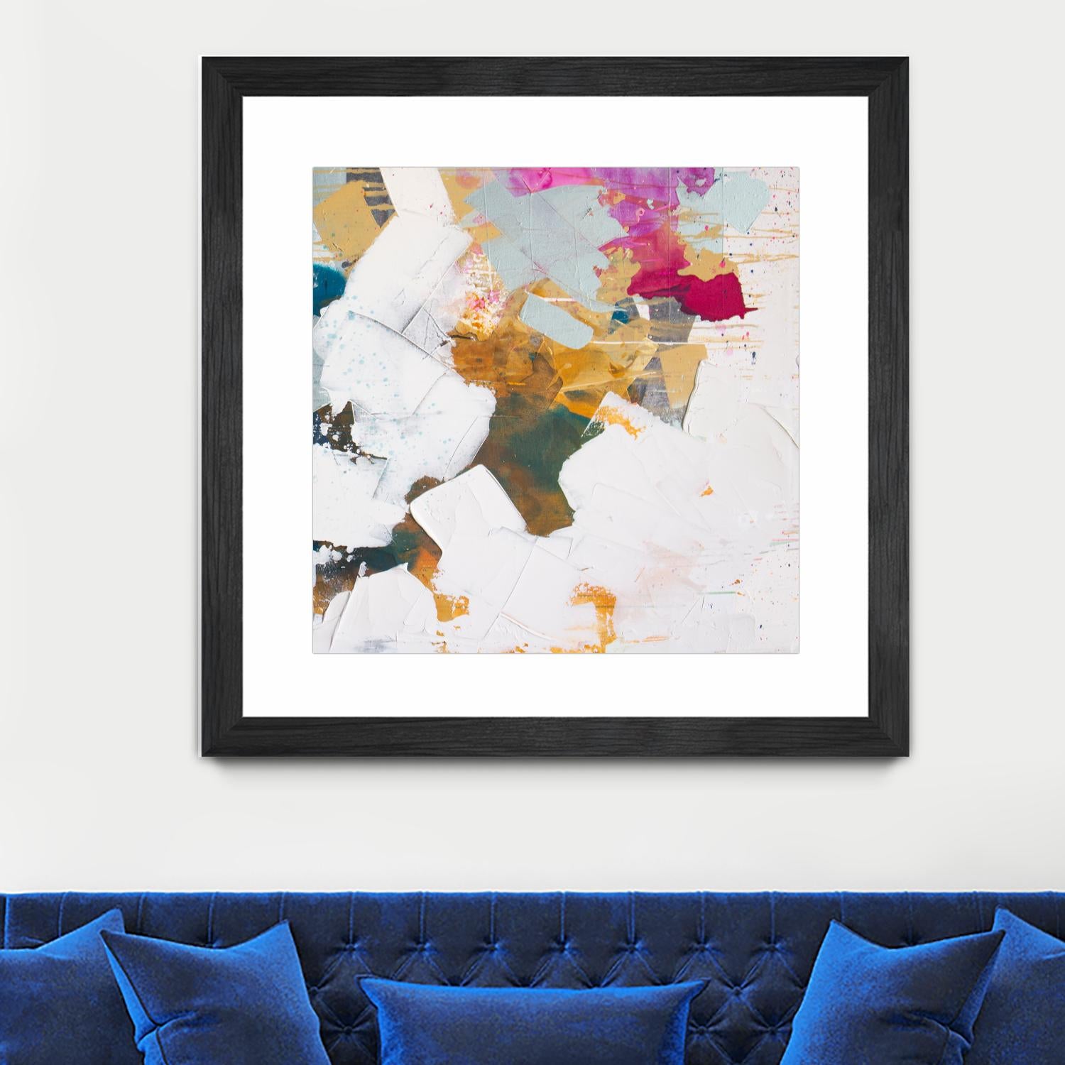 i see you diptych II by Kent Youngstrom on GIANT ART - gold abstract abstract 