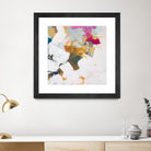 i see you diptych II by Kent Youngstrom on GIANT ART - gold abstract abstract 