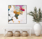 i see you diptych II by Kent Youngstrom on GIANT ART - gold abstract abstract 