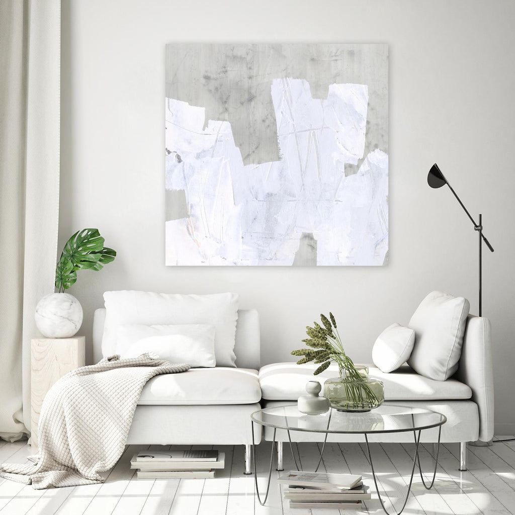 Ice Shield II par June Vess sur GIANT ART - abstrait blanc