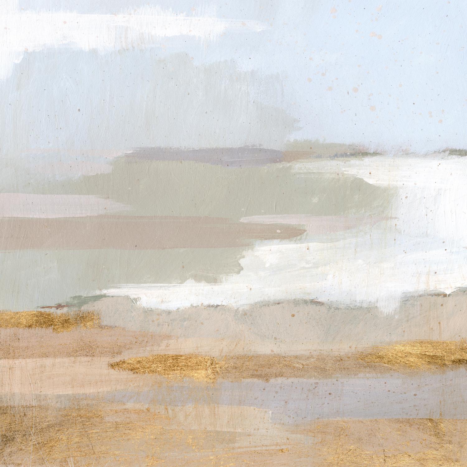 Abstract Coastland II by Victoria Borges on GIANT ART - gold landscapes & seascapes abstract