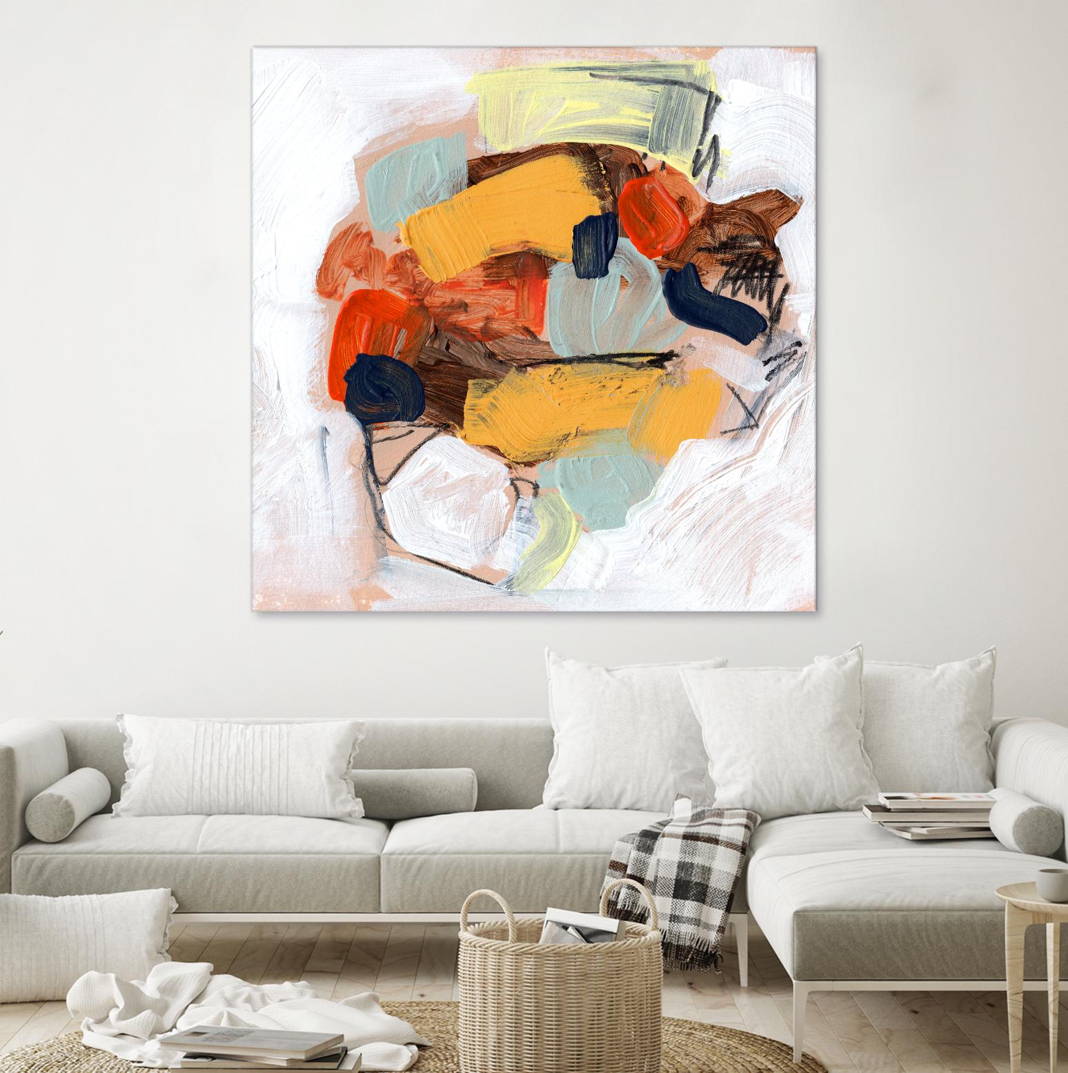 Lunchbox I by Jennifer Parker on GIANT ART - red abstract abstract 