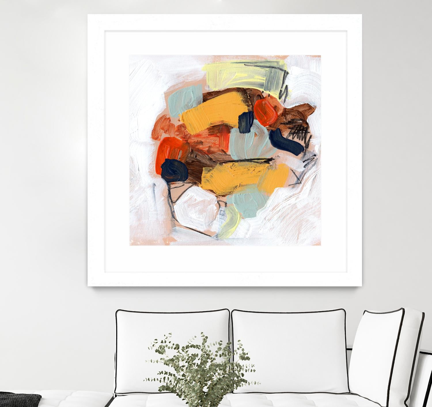 Lunchbox I by Jennifer Parker on GIANT ART - red abstract abstract 