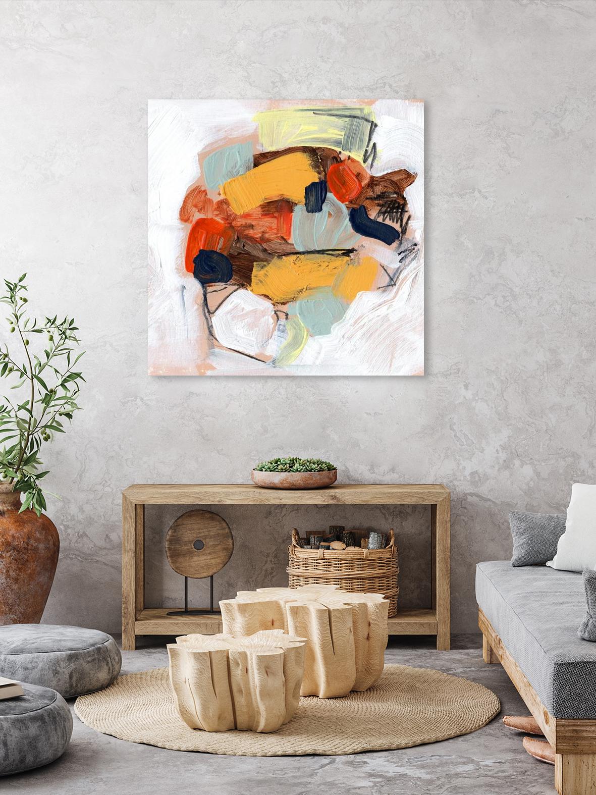 Lunchbox I by Jennifer Parker on GIANT ART - red abstract abstract 