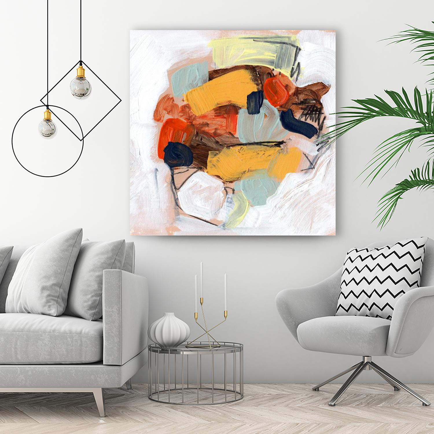 Lunchbox I by Jennifer Parker on GIANT ART - red abstract abstract 