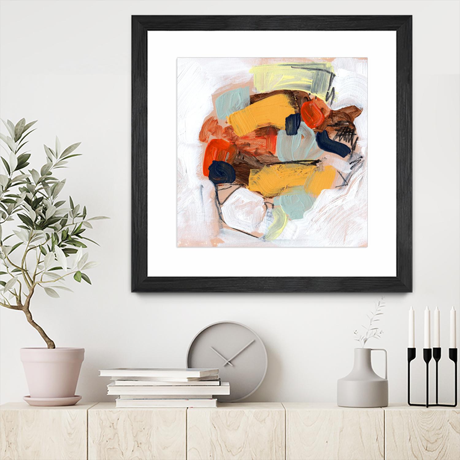 Lunchbox I by Jennifer Parker on GIANT ART - red abstract abstract 