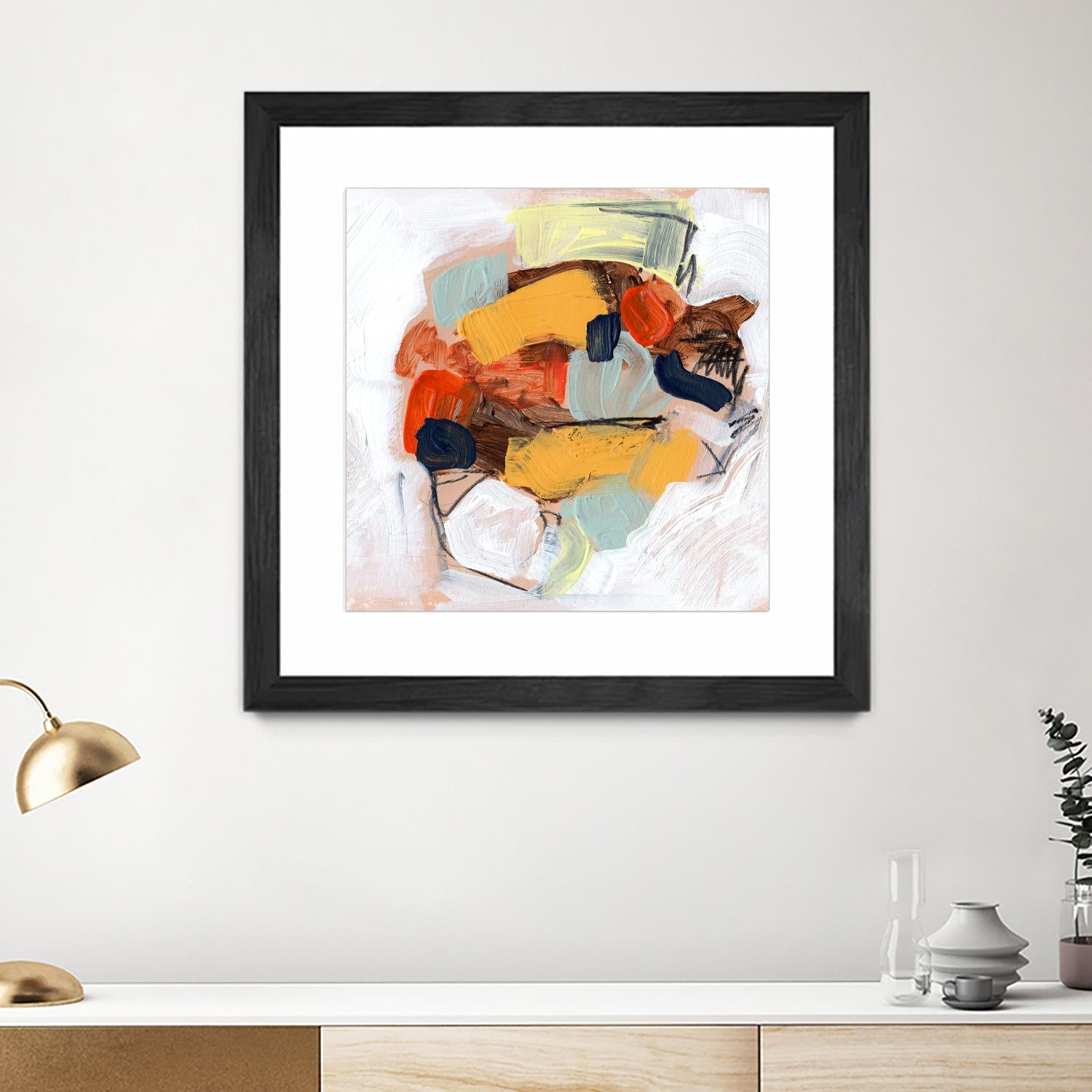 Lunchbox I by Jennifer Parker on GIANT ART - red abstract abstract 