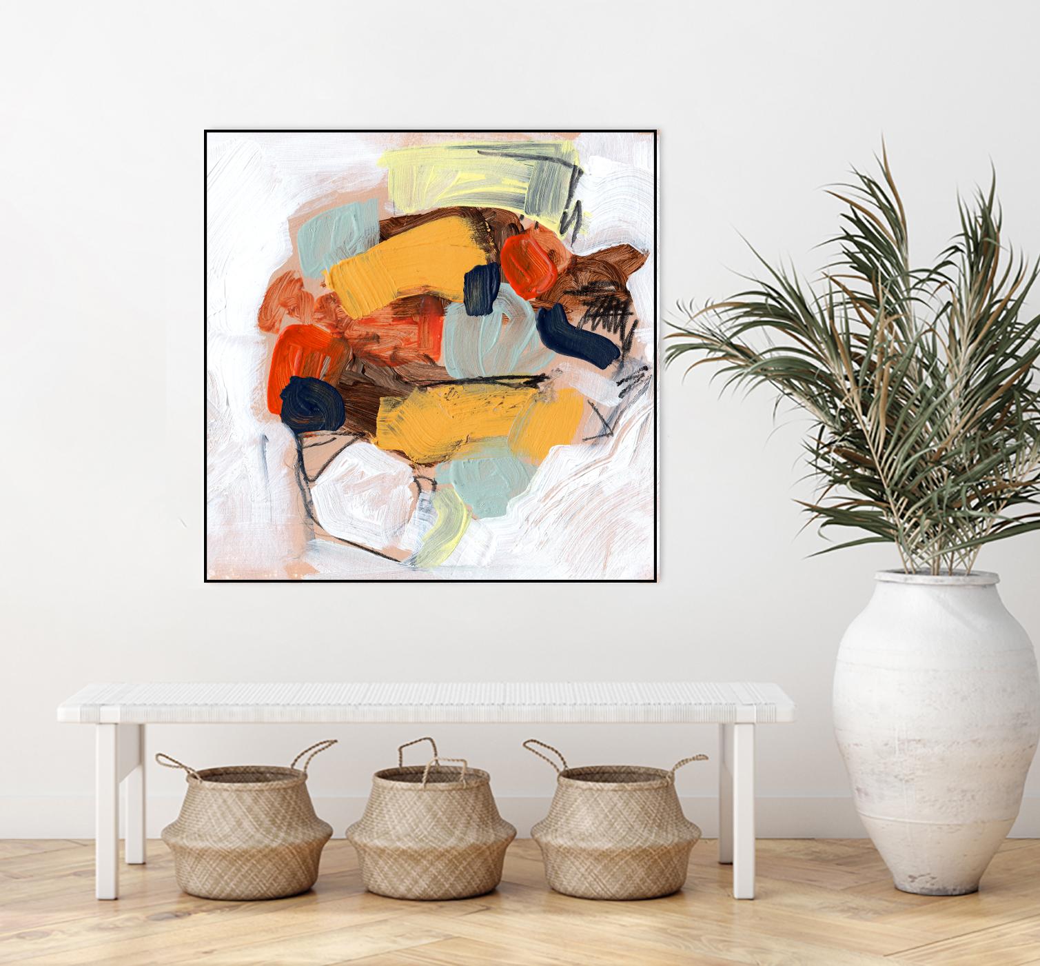 Lunchbox I by Jennifer Parker on GIANT ART - red abstract abstract 