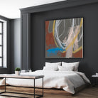 Re-Directed I by Jennifer Goldberger on GIANT ART - red abstract abstract 