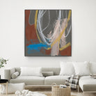 Re-Directed I by Jennifer Goldberger on GIANT ART - red abstract abstract 