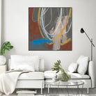 Re-Directed I by Jennifer Goldberger on GIANT ART - red abstract abstract 