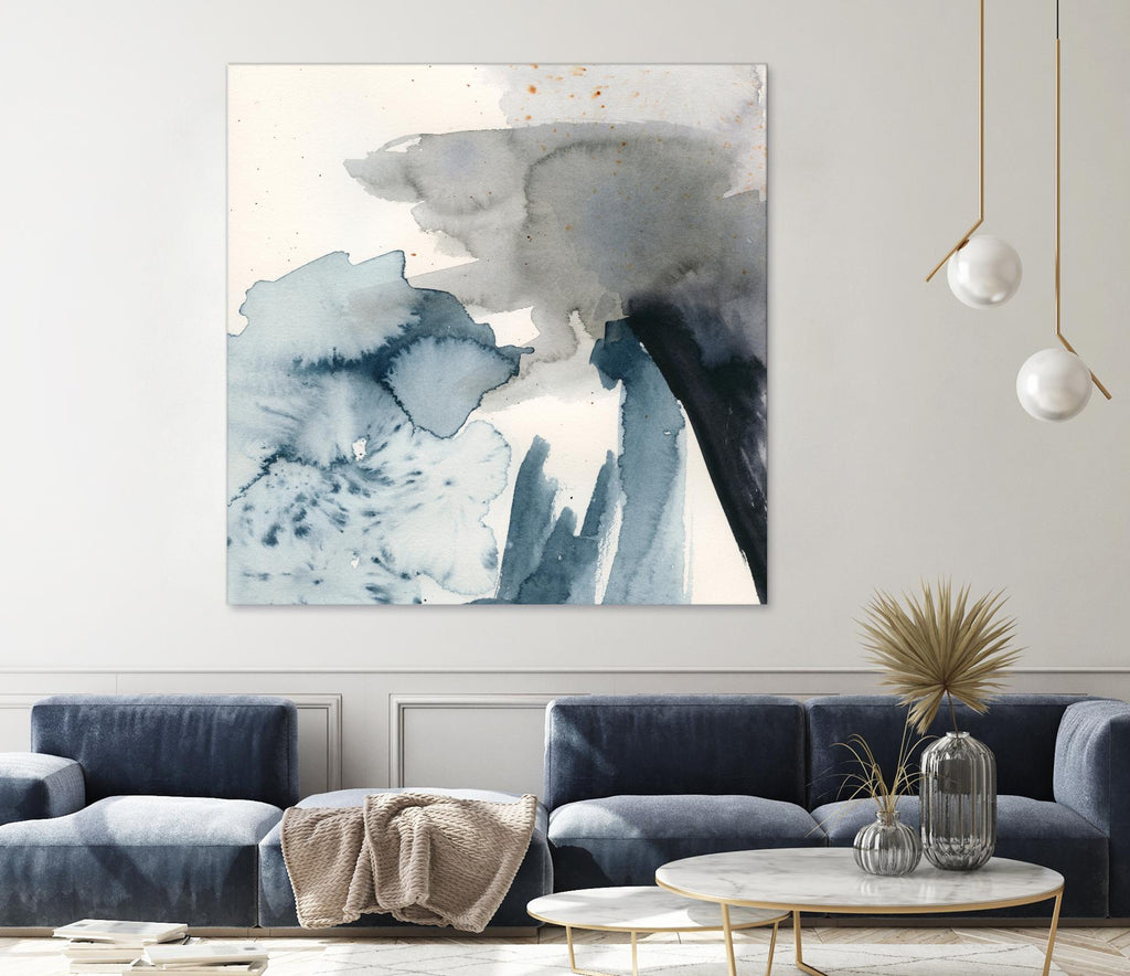Winter Current III by Victoria Barnes on GIANT ART - blue abstract abstract