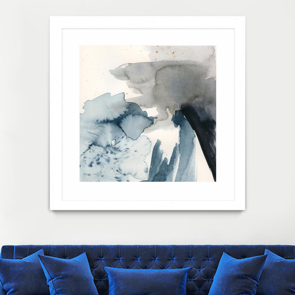 Winter Current III by Victoria Barnes on GIANT ART - blue abstract abstract
