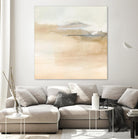 Cinnamon Shores I by Victoria Barnes on GIANT ART - beige coastal tropical abstract