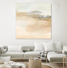 Cinnamon Shores I by Victoria Barnes on GIANT ART - beige coastal tropical abstract