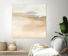 Cinnamon Shores I by Victoria Barnes on GIANT ART - beige coastal tropical abstract